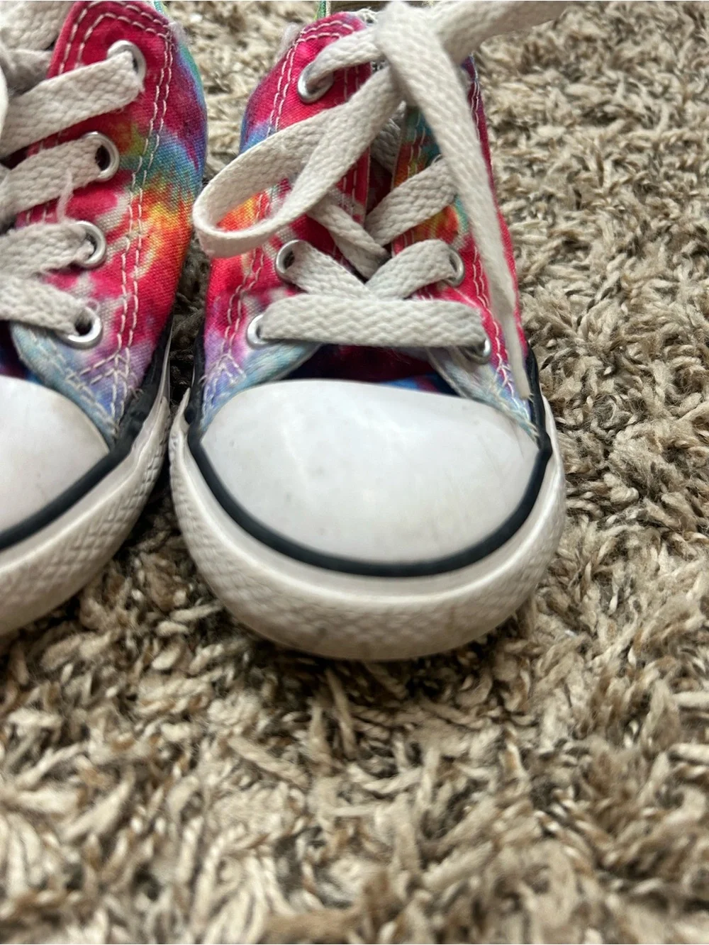 Converse Kids Tie-Dye Canvas Low-Top Sneakers - Multicolor Sz 8